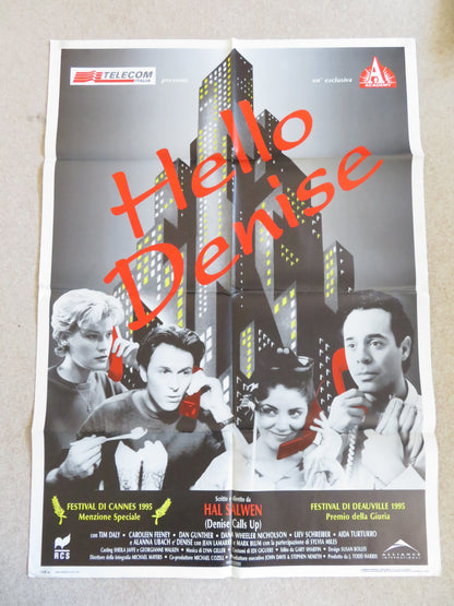 DENISE CALLS UP ITALIAN 2 FOGLIO POSTER TIM DALY CAROLEEN FEENEY 1995