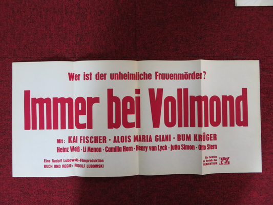 IMMER BEI VOLLMOND GERMAN POSTER KAI FISCHER ALOIS MARIA GIANI 1970