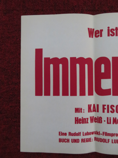 IMMER BEI VOLLMOND GERMAN POSTER KAI FISCHER ALOIS MARIA GIANI 1970