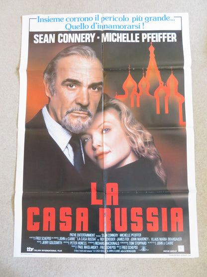 THE RUSSIA HOUSE ITALIAN 2 FOGLIO POSTER SEAN CONNERY MICHELLE PFEIFFER 1990