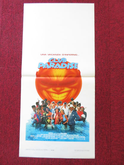 CLUB PARADISE ITALIAN LOCANDINA POSTER ROBIN WILLIAMS PETER O'TOOLE 1987