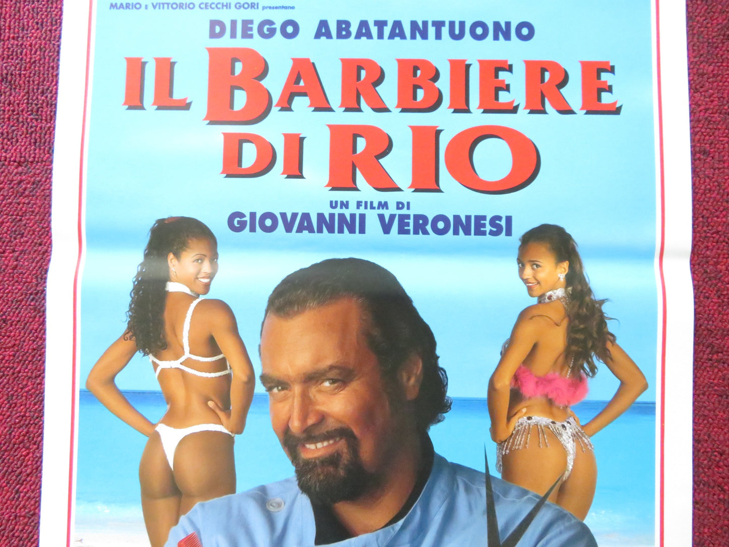 IL BARBIERE DI RIO ITALIAN LOCANDINA POSTER DIEGO ABATANTUONO 1996