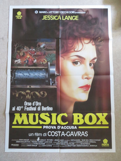 MUSIC BOX ITALIAN 2 FOGLIO POSTER JESSICA LANGE ARMIN MUELLER-STAHL 1989