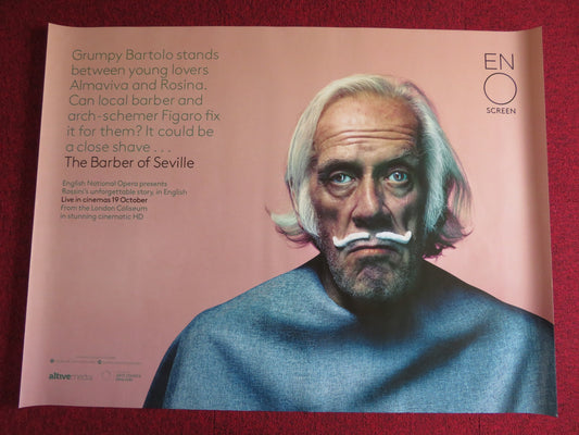 ENGLISH NATIONAL OPERA BARBER OF SEVILLE UK QUAD (30"x 40") ROLLED POSTER 2015