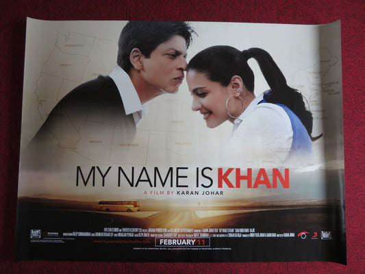 MY NAME IS KHAN UK QUAD (30"x 40") ROLLED POSTER SHAH RUKH KHAN KAJOL 2009