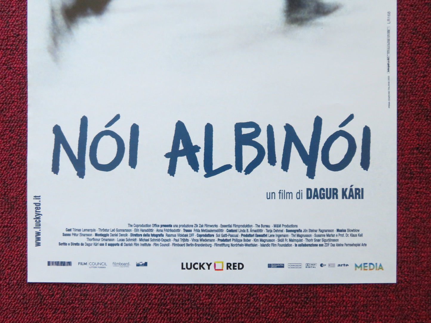 NOI THE ALBINO ITALIAN LOCANDINA POSTER TOMAS LEMARQUIS 2003