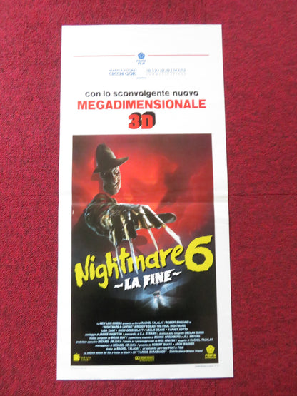 FREDDY'S DEAD: THE FINAL NIGHTMARE ITALIAN LOCANDINA POSTER ROBERT ENGLUND 1991