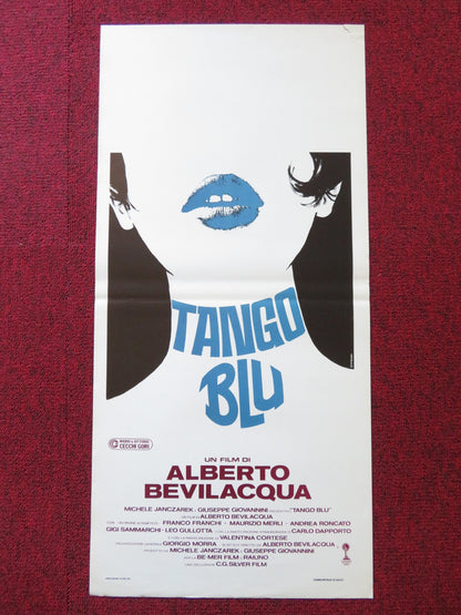 TANGO BLU ITALIAN LOCANDINA POSTER FRANCO FRANCHI MAURIZIO MERLI 1987