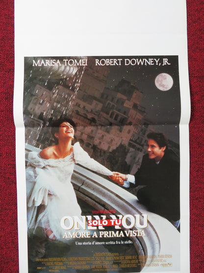 ONLY YOU ITALIAN LOCANDINA POSTER ROBERT DOWNEY JR. MARISA TOMEI 1994