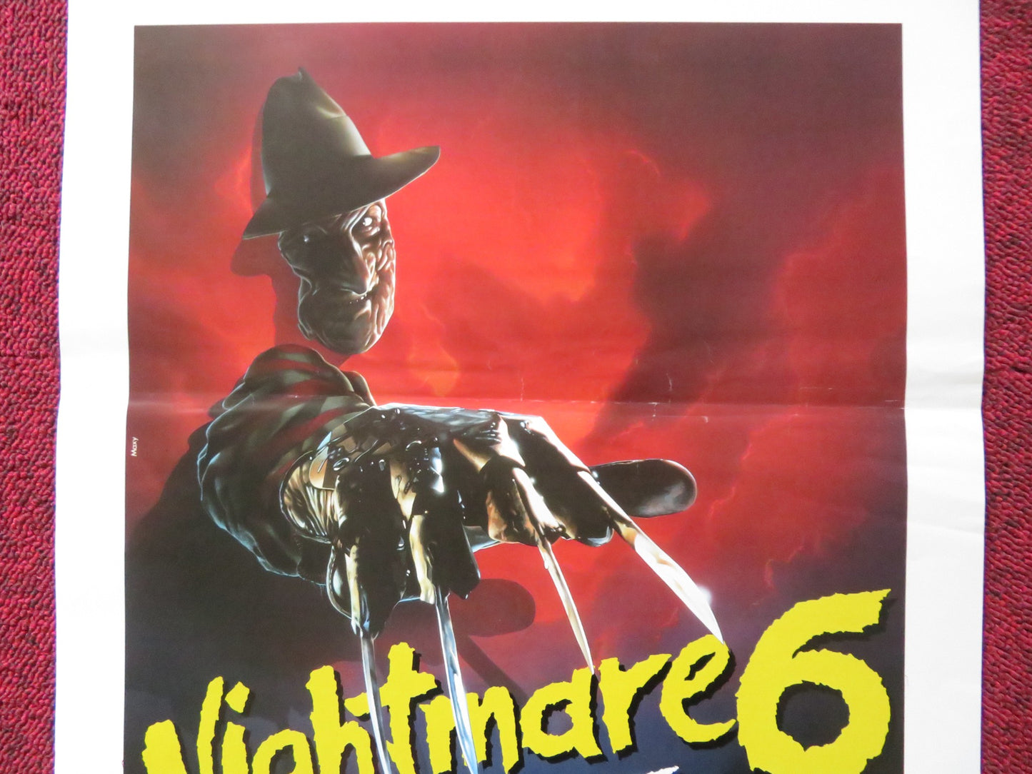 FREDDY'S DEAD: THE FINAL NIGHTMARE ITALIAN LOCANDINA POSTER ROBERT ENGLUND 1991