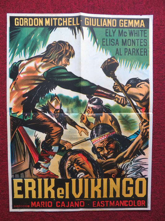 ERIC THE VIKING ARGENTINIAN POSTER GORDON MITCHELL GIULIANO GEMMA 1965