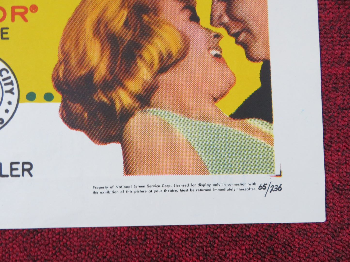 THAT FUNNY FEELING FOLDED US ONE SHEET POSTER SANDRA DEE BOBBY DARIN 1965