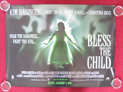 BLESS THE CHILD UK QUAD (30"x 40") ROLLED POSTER KIM BASINGER C. RICCI 2000