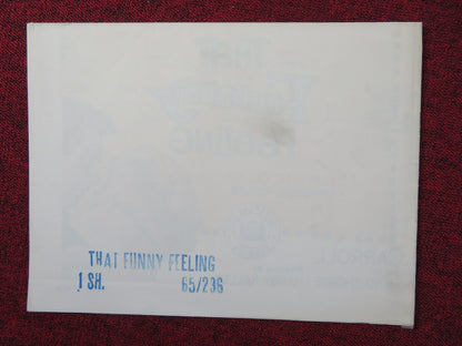 THAT FUNNY FEELING FOLDED US ONE SHEET POSTER SANDRA DEE BOBBY DARIN 1965