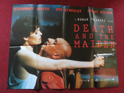 DEATH AND THE MAIDEN QUAD (30" x 40") POSTER FOLDED SIGOURNEY WEAVER 1994