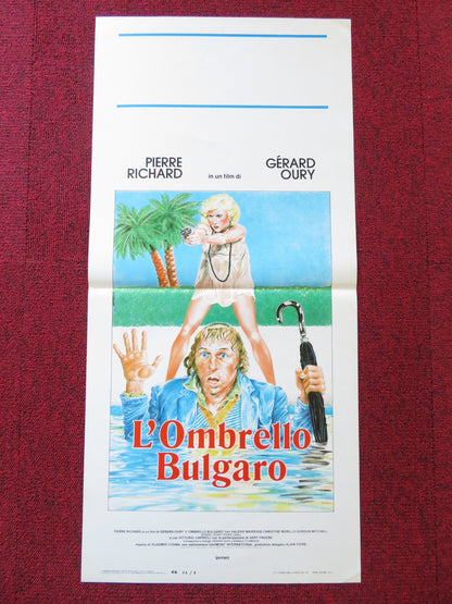 THE UMBRELLA COUP ITALIAN LOCANDINA POSTER PIERRE RICHARD GERARD OURY 1980