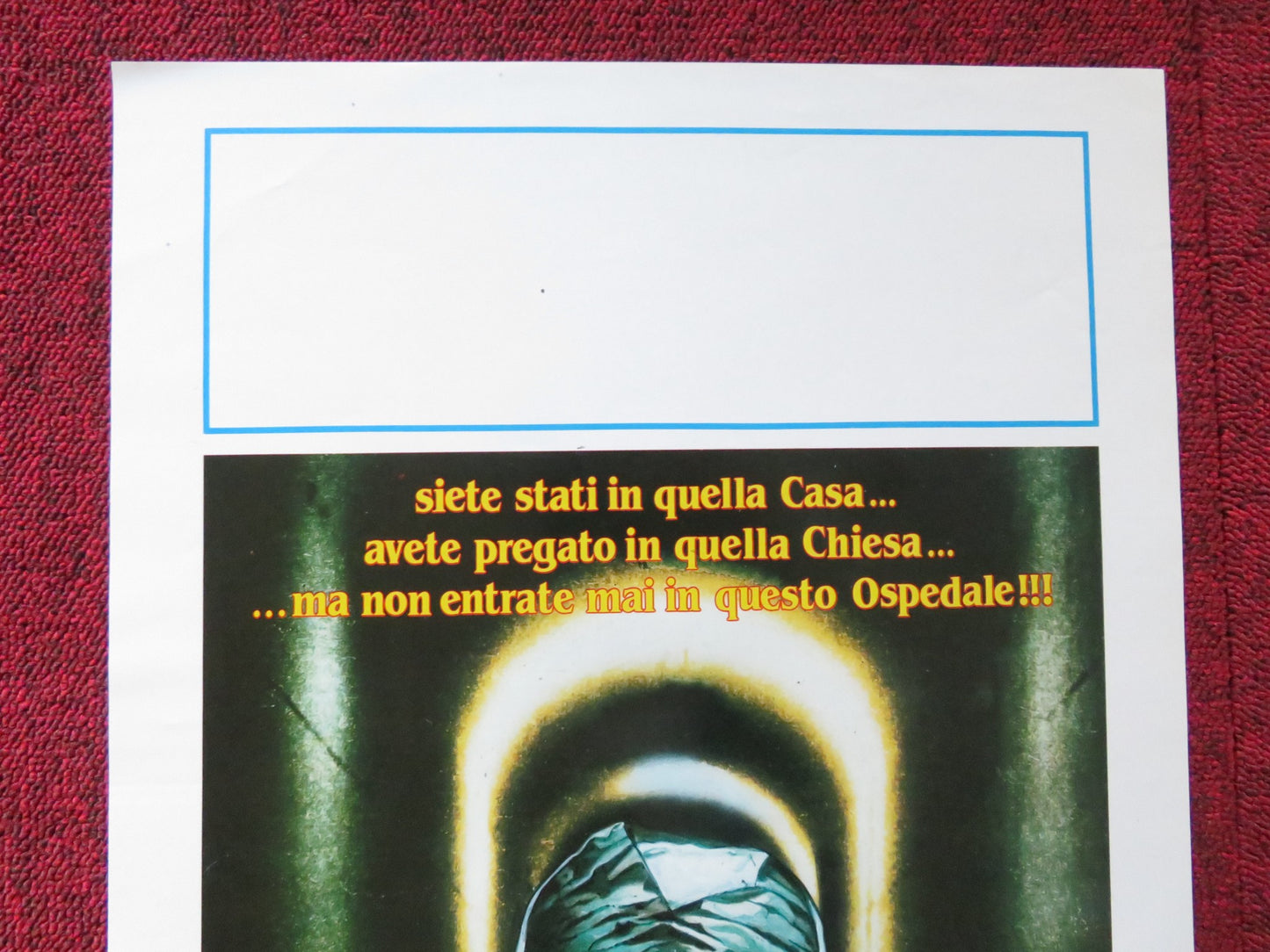 INCUBO IN CORSIA ITALIAN LOCANDINA POSTER JEREMY SLATE CHERYL LAWSON 1989