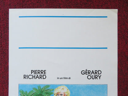 THE UMBRELLA COUP ITALIAN LOCANDINA POSTER PIERRE RICHARD GERARD OURY 1980