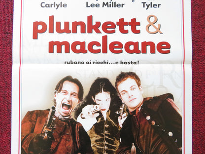 PLUNKETT & MACLEANE ITALIAN LOCANDINA POSTER ROBERT CARLYLE J. L. MILLER 1999