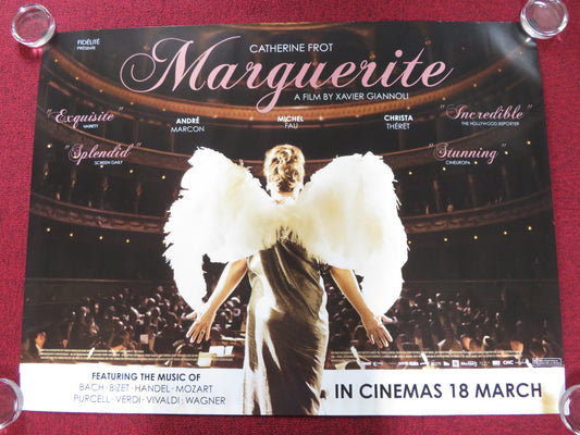 MARGUERITE UK QUAD (30"x 40") ROLLED POSTER CATHERINE FROT ANDRE MARCON 2015