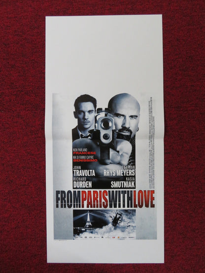 FROM PARIS WITH LOVE ITALIAN LOCANDINA POSTER JOHN TRAVOLTA J. RHYS MEYERS 2010