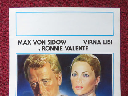 VENETIAN LIES ITALIAN LOCANDINA POSTER MAX VON SYDOW VIRNA LISI 1979