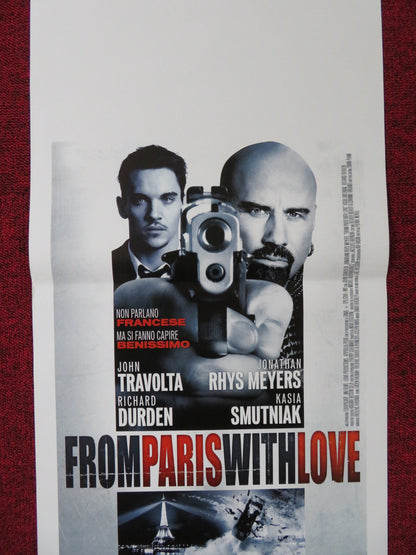 FROM PARIS WITH LOVE ITALIAN LOCANDINA POSTER JOHN TRAVOLTA J. RHYS MEYERS 2010