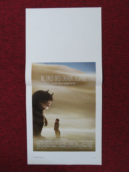 WHERE THE WILD THINGS ARE ITALIAN LOCANDINA POSTER SPIKE JONZE MAX RECORDS 2009