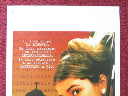 FOUR DAYS IN SEPTEMBER ITALIAN LOCANDINA POSTER ALAN ARKIN FERNANDA TORRES 1997