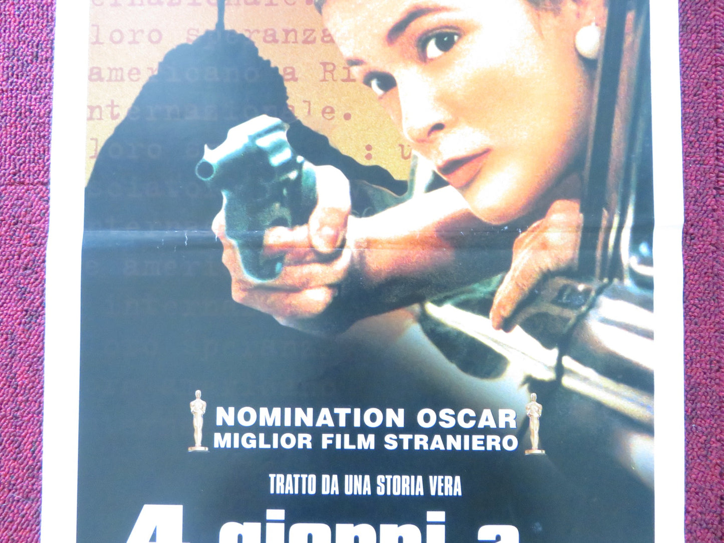 FOUR DAYS IN SEPTEMBER ITALIAN LOCANDINA POSTER ALAN ARKIN FERNANDA TORRES 1997