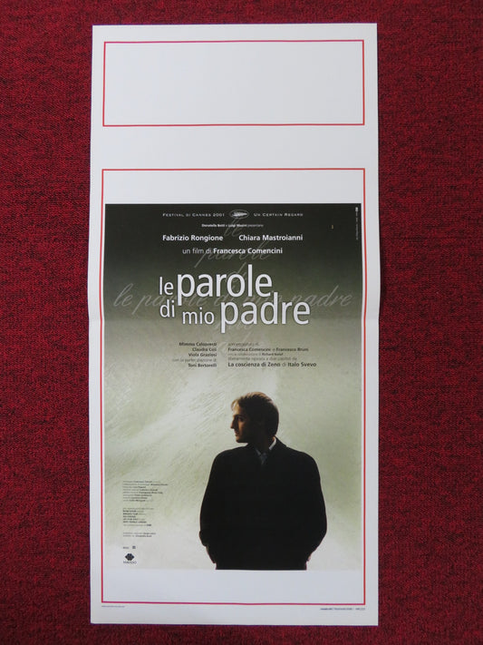 LE PAROLE DI MIO PADRE ITALIAN LOCANDINA POSTER FABRIZIO RONGIONE 2001