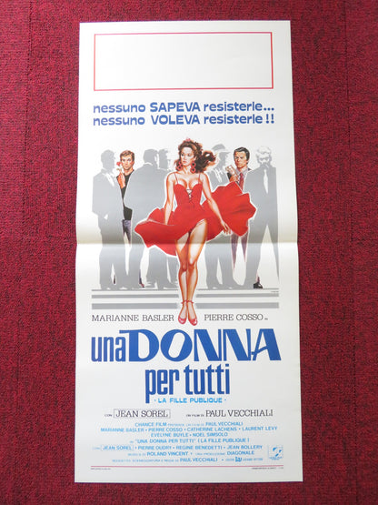 UNA DONNA PER TUTTI ITALIAN LOCANDINA POSTER MARIANNE BASLER JEAN SOREL 1986