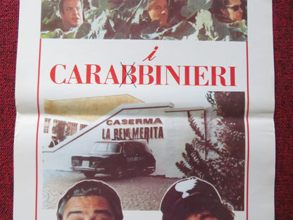 I CARABBINIERI ITALIAN LOCANDINA POSTER GIORGIO BRACARDI DIEGO ABATANTUONO 1981