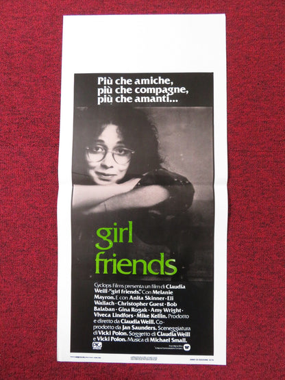 GIRLFRIENDS ITALIAN LOCANDINA POSTER MELANIE MAYRON ANITA SKINNER 1978