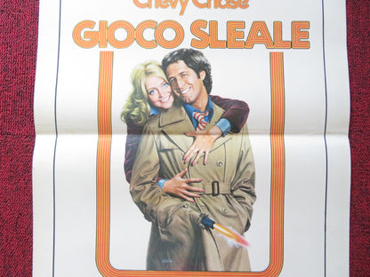 FOUL PLAY ITALIAN LOCANDINA POSTER GOLDIE HAWN CHEVY CHASE 1978