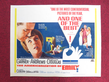 THE AMERICANIZATION OF EMILY US HALF SHEET (22"x 28") POSTER GARNER ANDREWS 1964