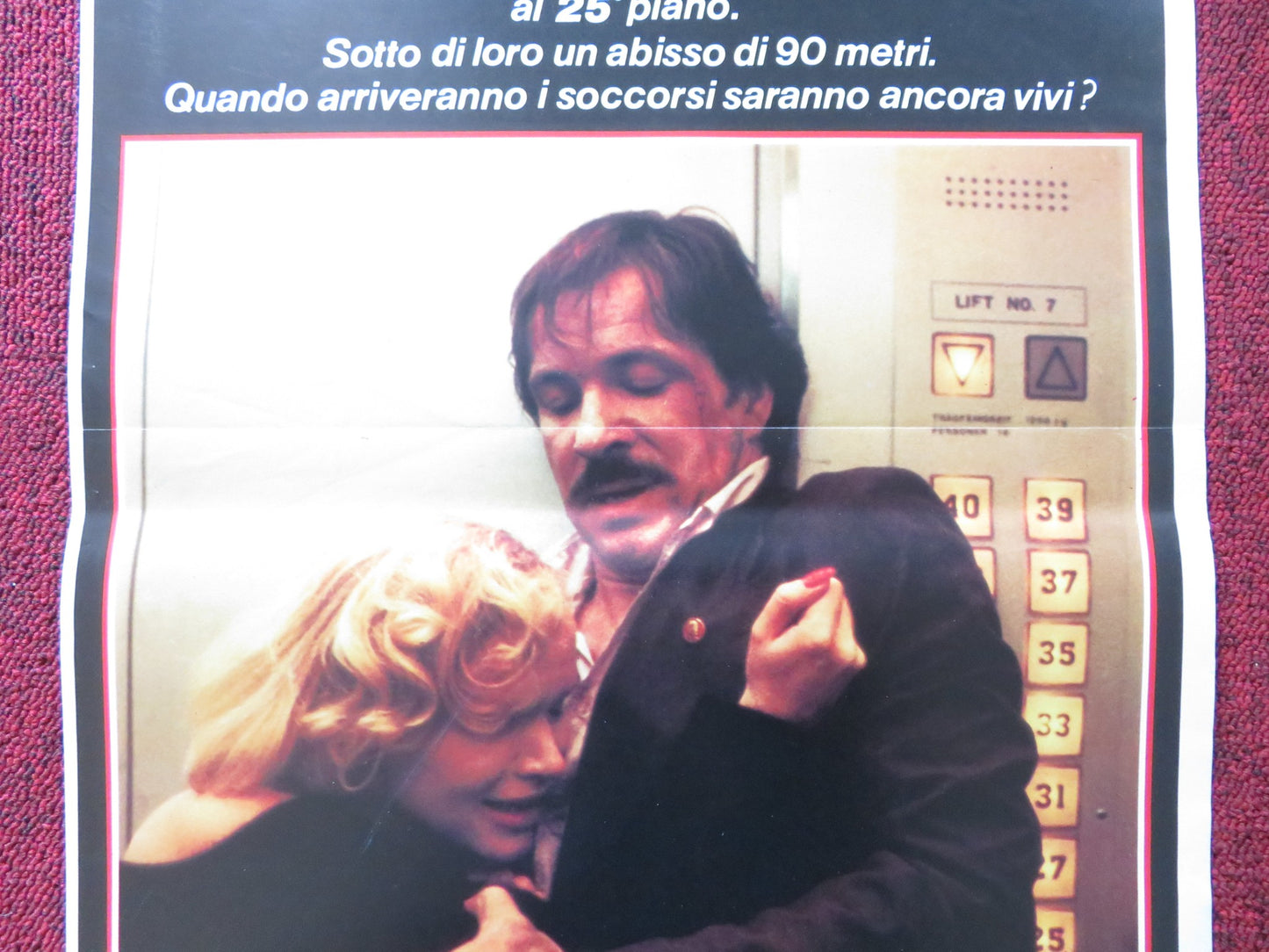 OUT OF ORDER ITALIAN LOCANDINA POSTER GOTZ GEORGE RENEE SOUTENDIJK 1985