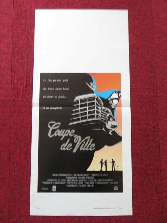 COUPE DE VILLE ITALIAN LOCANDINA POSTER PATRICK DEMPSEY ARYE GROSS 1990