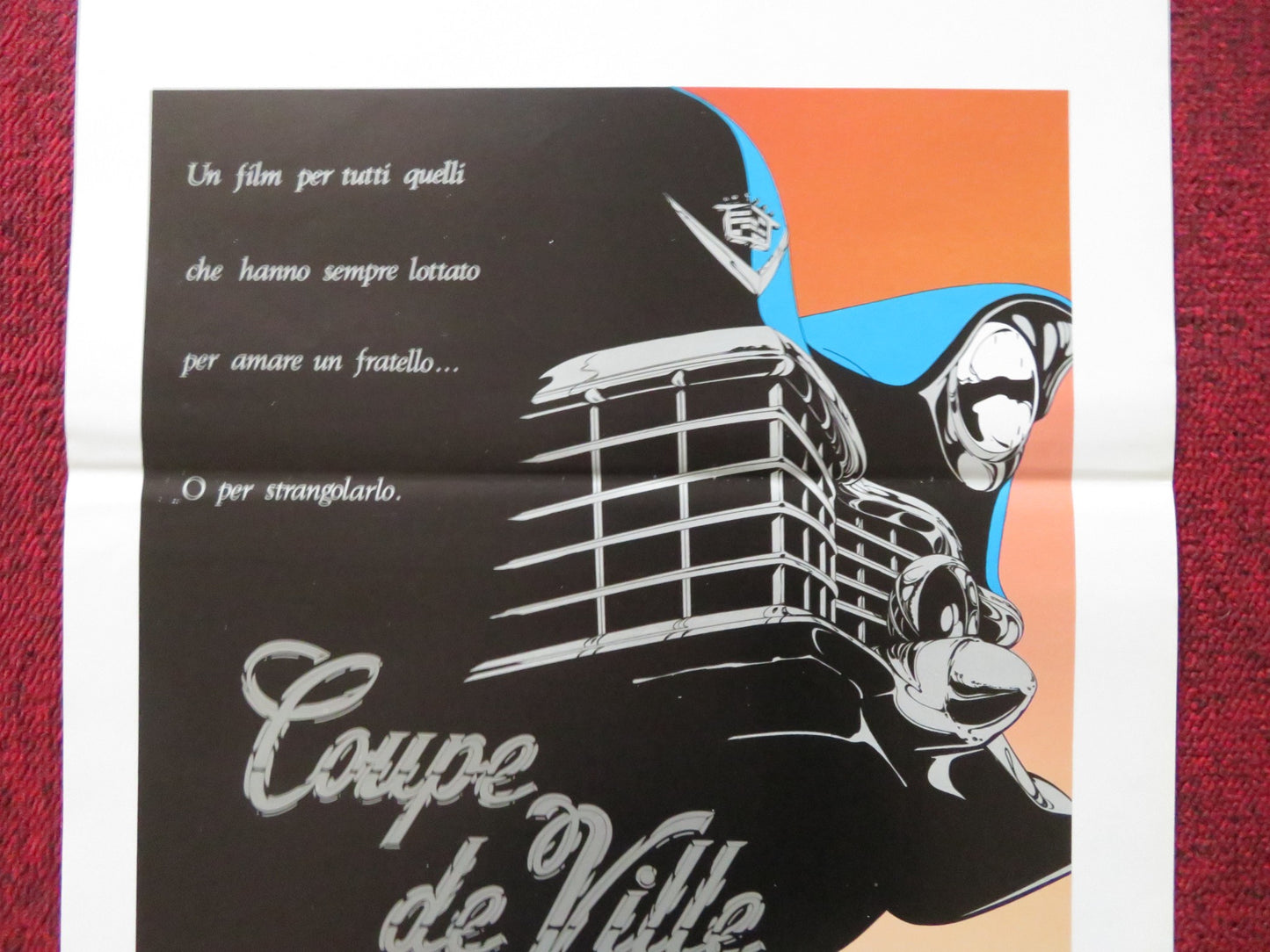 COUPE DE VILLE ITALIAN LOCANDINA POSTER PATRICK DEMPSEY ARYE GROSS 1990