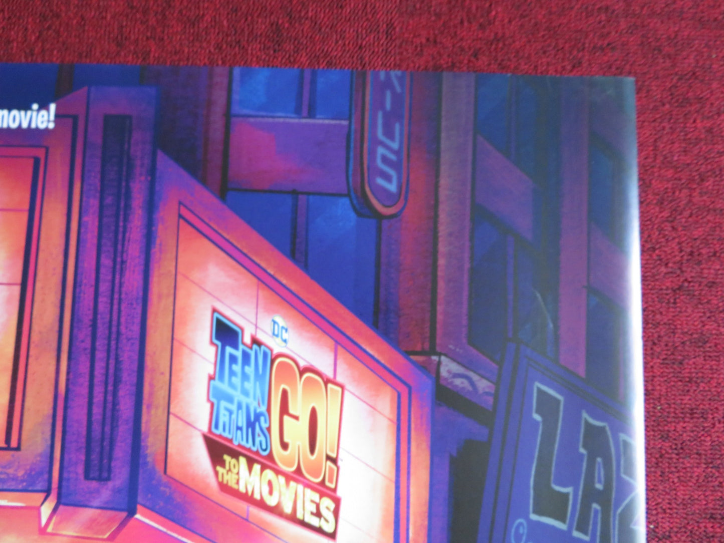 TEEN TITANS GO! TO THE MOVIES UK QUAD (30"x 40") ROLLED POSTER GREG CIPES 2018