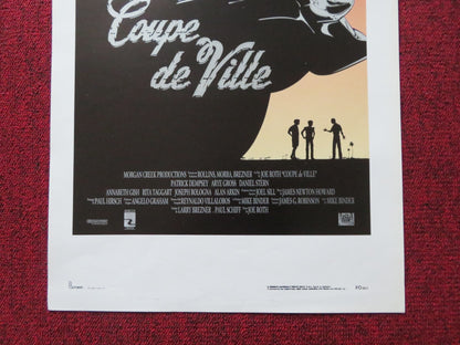 COUPE DE VILLE ITALIAN LOCANDINA POSTER PATRICK DEMPSEY ARYE GROSS 1990