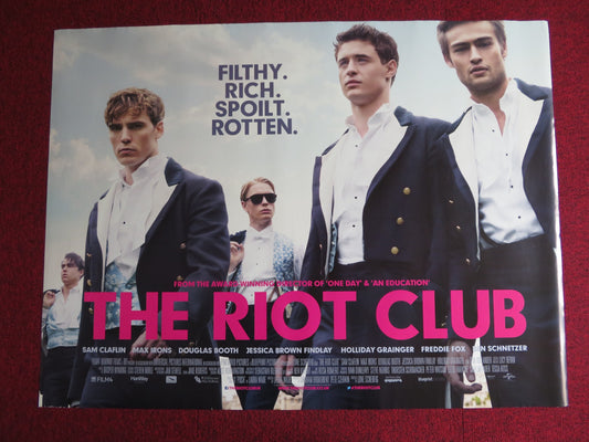 THE RIOT CLUB UK QUAD (30"x 40") ROLLED POSTER SAM CLAFIN MAX IRONS 2014