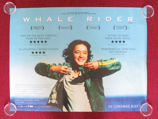 WHALE RIDER UK QUAD (30"x 40") ROLLED POSTER KEISHA CASTLE-HUGHES 2002