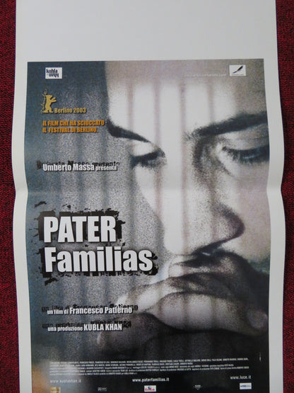 PATER FAMILIAS ITALIAN LOCANDINA POSTER LUIGI LACUZIO FEDERICA BONAVOLONTA 2003