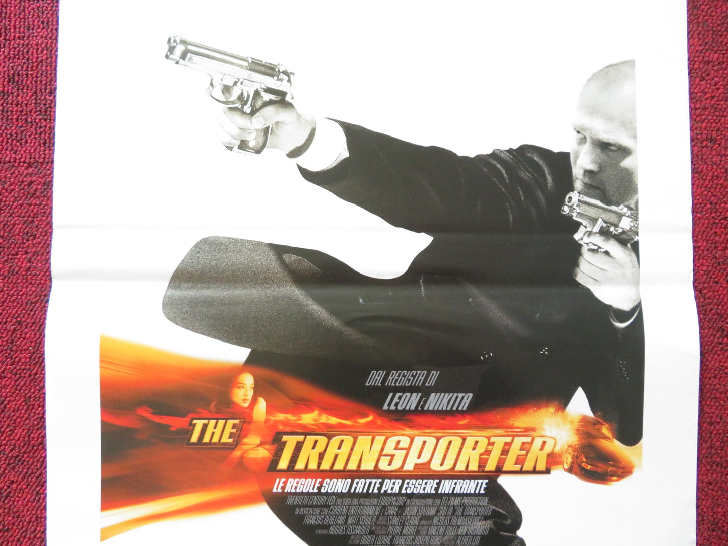 THE TRANSPORTER ITALIAN LOCANDINA POSTER JASON STATHAM SHU QI 2002