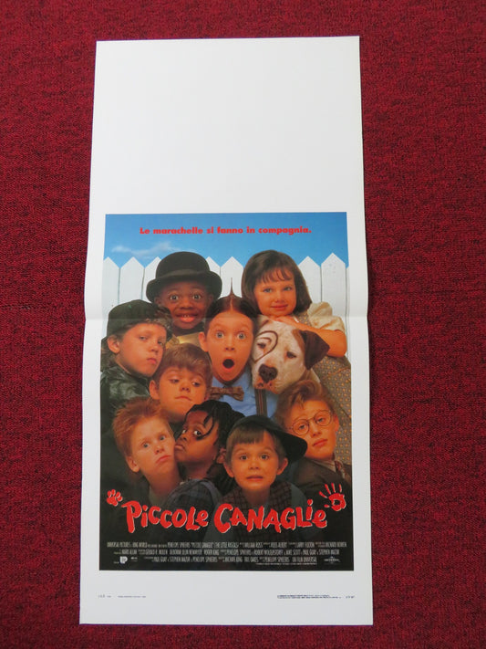 THE LITTLE RASCALS ITALIAN LOCANDINA POSTER TRAVIS TEDFORD KEVIN J. WOODS 1995