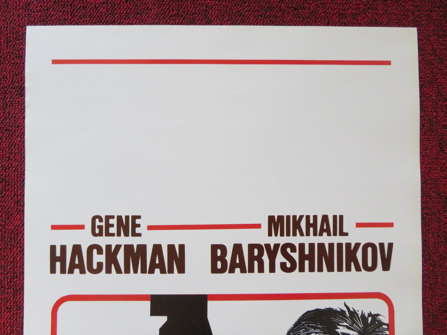 COMPANY BUSINESS ITALIAN LOCANDINA POSTER GENE HACKMAN MIKHAIL BARYSHNIKOV 1991