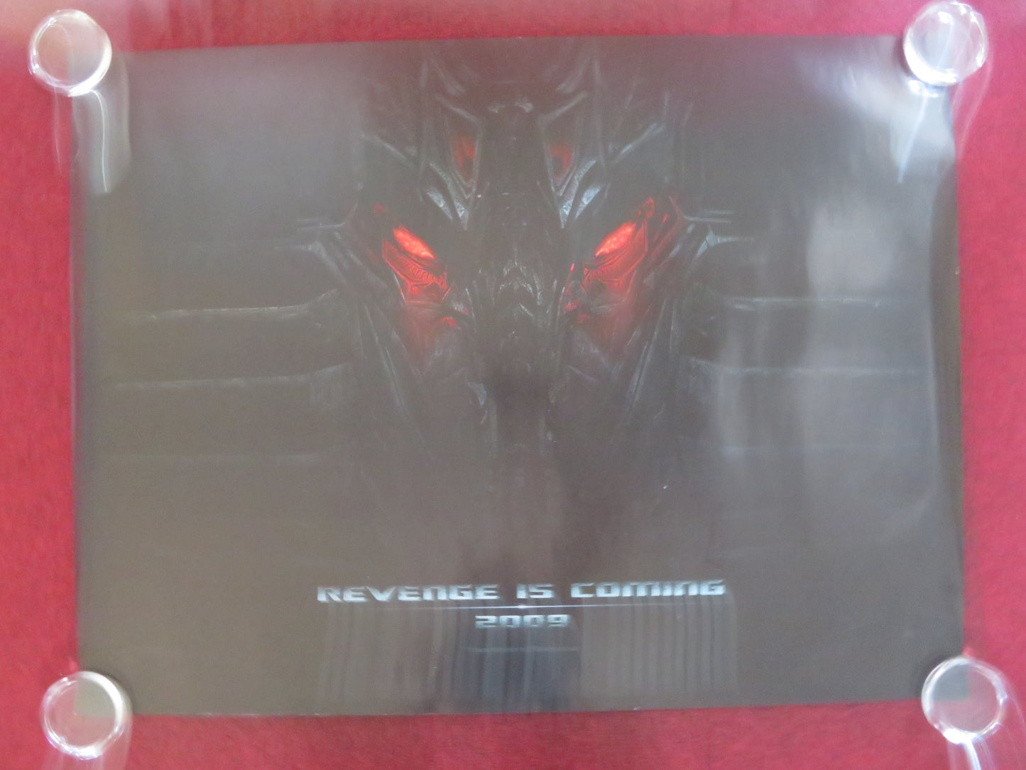 TRANSFORMERS: REVENGE OF THE FALLEN UK QUAD (30"x 40") ROLLED POSTER 2009