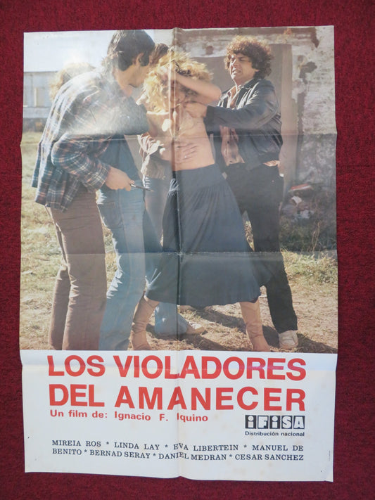 THE DAWN RAPISTS SPANISH POSTER MIREIA ROS LINDA LAY 1978