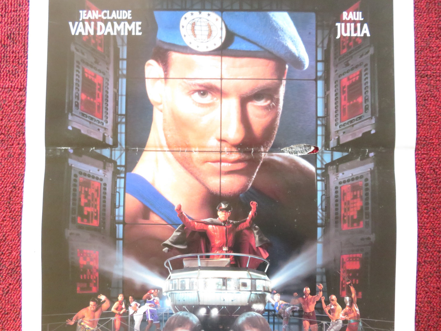 STREET FIGHTER ITALIAN LOCANDINA POSTER JEAN-CLAUDE VAN DAMME RAUL JULIA 1994